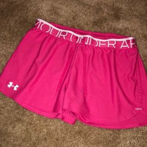 UA play it up shorts